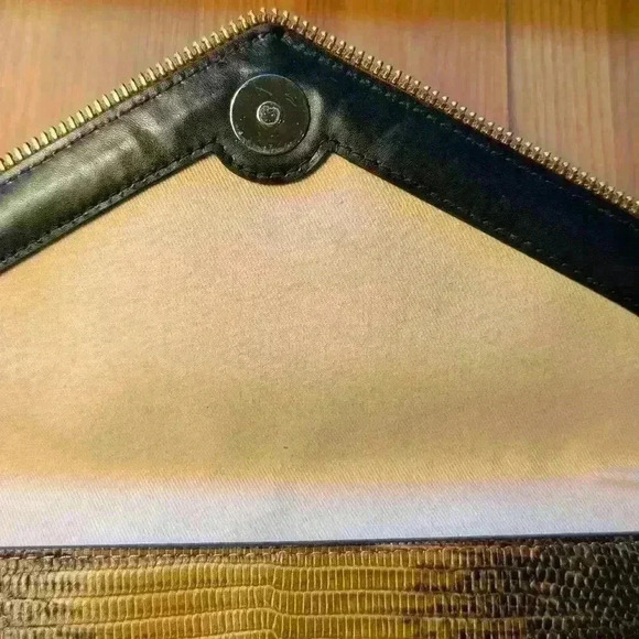 Rebecca Minkoff Envelope Clutch Zipper Trim - Picture 5 of 7